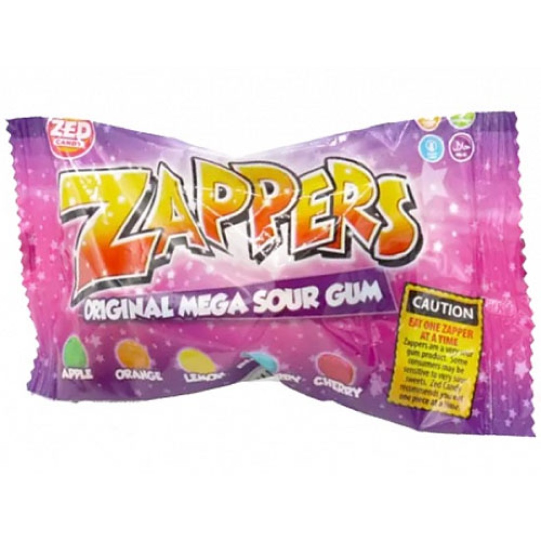 Zed Candy Zappers Original Mega Sour Gum 50g